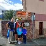 Empezando la subida al Angliru